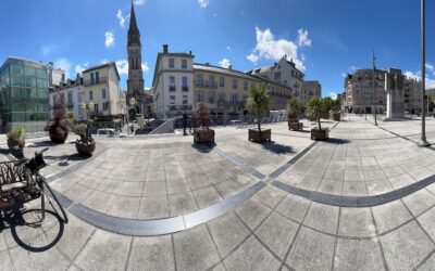 Plan du chemin vert de Tarbes à Lourdes (65)