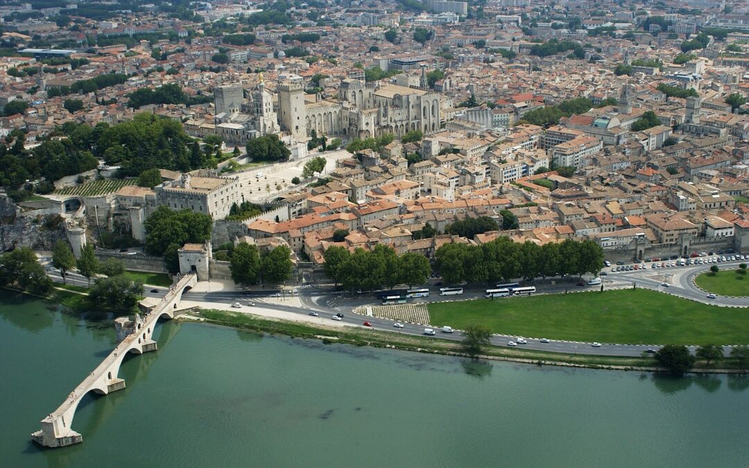 La cartes des pistes cyclables d’Avignon (84)