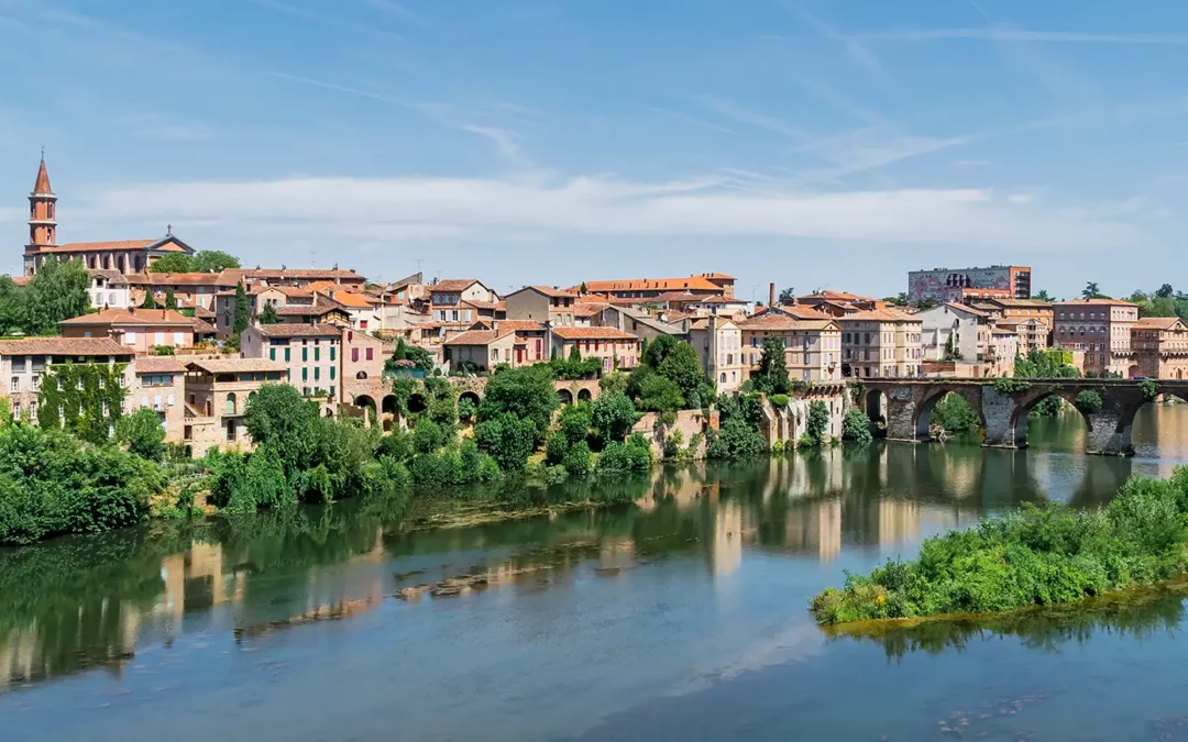 La carte des pistes cyclables d’Albi (81)